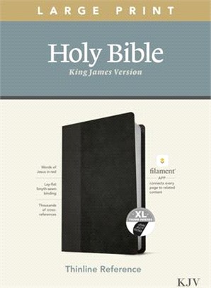 Holy Bible ― King James Version, Black & Onyx Leatherlike, Filament Enabled: Thinline Reference