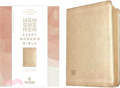 NLT Every Woman's Bible (Leatherlike, Soft Gold, Red Letter, Filament Enabled)