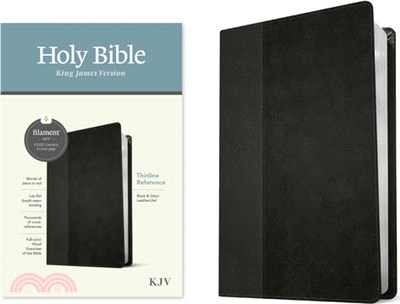 KJV Thinline Reference Bible, Filament Enabled Edition (Red Letter, Leatherlike, Black/Onyx)