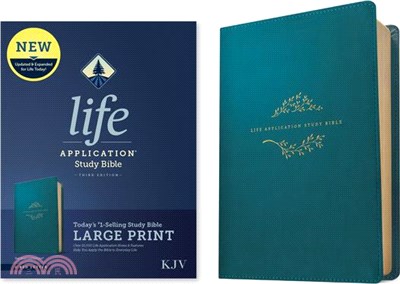 KJV Life Application Study Bible, Third Edition, Large Print (Red Letter, Leatherlike, Teal Blue)