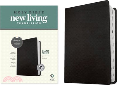 NLT Giant Print Bible, Filament-Enabled Edition (Leatherlike, Black, Indexed, Red Letter)