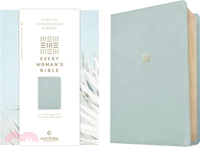 NLT Every Woman's Bible (Leatherlike, Sky Blue, Red Letter, Filament Enabled)