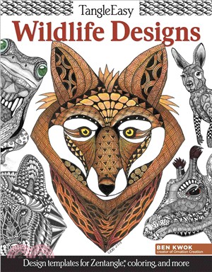 Wildlife Designs Adult Coloring Book ─ Design Templates for Zentangle, Coloring, and More