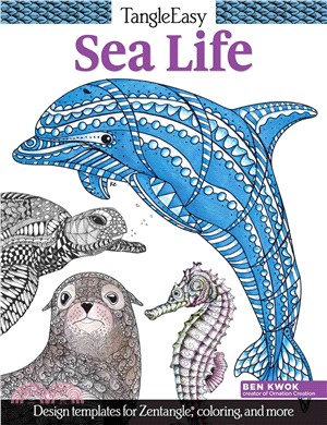 TangleEasy Sea Life ─ Design Templates for Zentangle, Coloring, and More