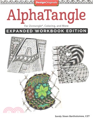 Alphatangle Adult Coloring Book ─ For Zentangle, Coloring, and More