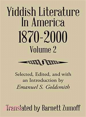 Yiddish Literature in America 1870-2000