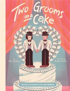Two grooms on a cake :the st...