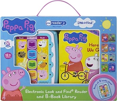 Peppa Pig: Me Reader Jr Electronic Look and Find Reader and 8-Book Library Sound Book Set：Me Reader Jr: Electronic Look and Find Reader and 8-Book Library