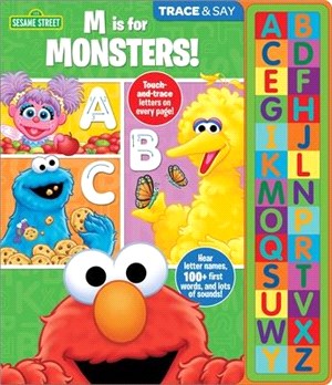 Sesame Street: M Is for Monsters!: Trace & Say