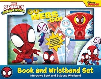 Marvel Spidey & His Amazing Friends: Go-Webs-GO!：Interactive Book and 5-Sound Wristband