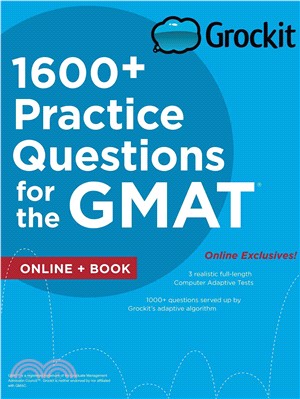 Grockit 1600+ Practice Questions for the Gmat ― Book + Online