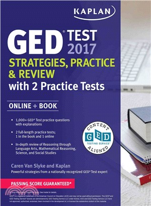 Kaplan GED Test 2017 + Online Website ─ Strategies, Practice & Review