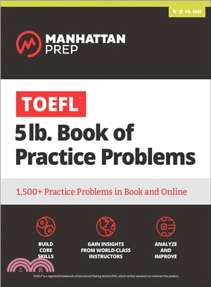 TOEFL 5lb Book of Practice Problems :Online + Book /