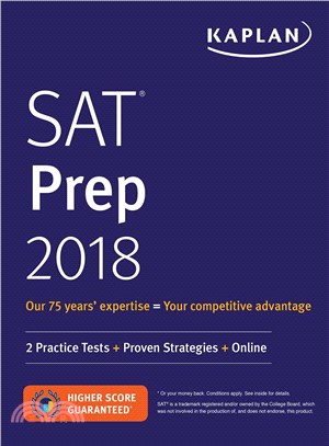 Kaplan SAT Prep 2018 ─ 2 Practice Tests + Proven Strategies + Online