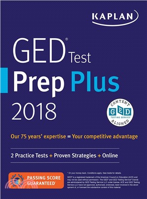 Kaplan Ged Test Prep Plus 2018-2019 ─ 2 Practice Tests + Proven Strategies + Online