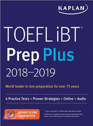 Kaplan Toefl iBT Prep Plus 2018-2019