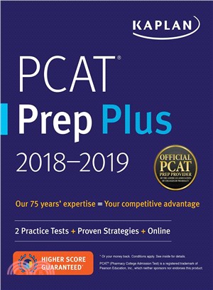 Kaplan PCAT Prep Plus 2018-2019 ─ 2 Practice Tests, Proven Strategies, and Website