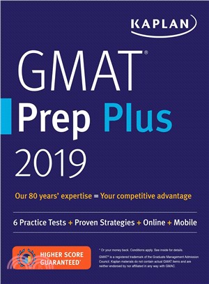 Gmat Prep Plus 2019 ― 6 Practice Tests + Proven Strategies + Online + Video + Mobile