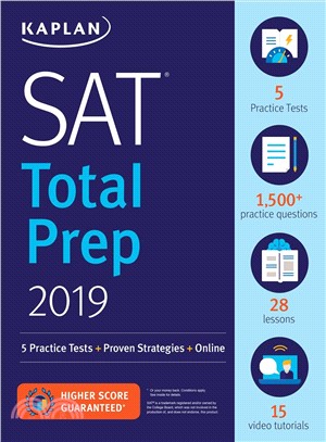SAT Total Prep 2019 :5 Practice Tests + Proven Strategies + Online /