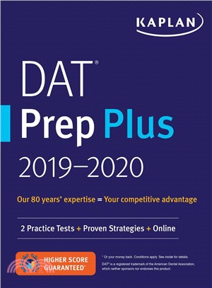 Kaplan Dat Prep Plus 2018-2019 ― 2 Practice Tests + Proven Strategies + Online