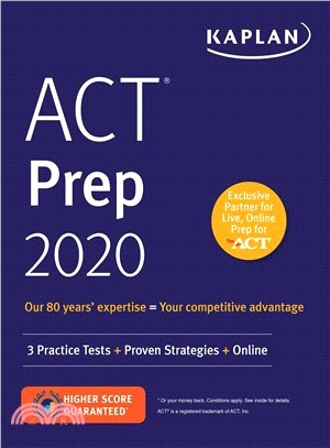 Kaplan Act Prep 2020 ― 3 Practice Tests + Proven Strategies + Online