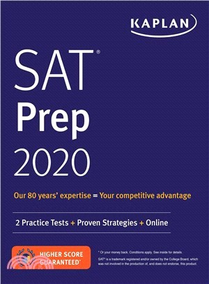 Kaplan Sat Prep 2020 ― 2 Practice Tests + Proven Strategies + Online