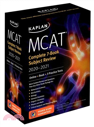Mcat Complete 7-book Subject Review 2020-2021 - Online + Book + 3 Practice Tests