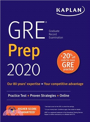 Kaplan Gre Prep 2020 ― Practice Tests + Proven Strategies + Online