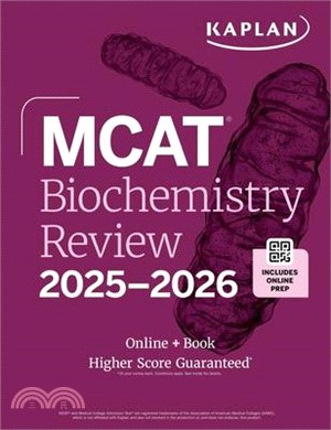 MCAT Biochemistry Review 2025-2026: Online + Book