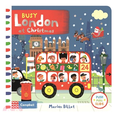 Busy London at Christmas (硬頁推拉書)