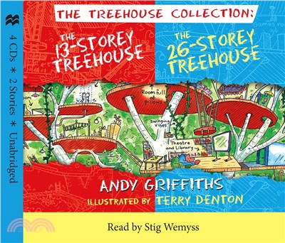 The 13- and 26-Storey Treehouse CD Set (4CDs: 2 stories, unabridged)