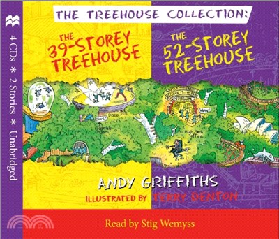 The 39- and 52-Storey Treehouse CD Set (4CDs: 2 stories, unabridged)