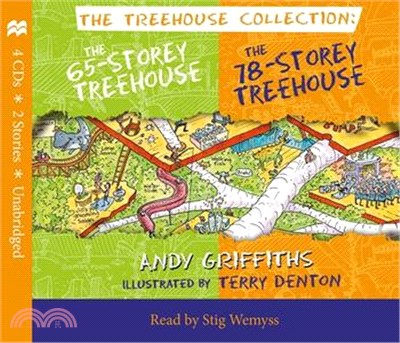 The 65- and 78-Storey Treehouse CD Set (4CDs: 2 stories, unabridged)