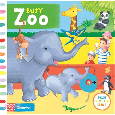 Busy Zoo (硬頁推拉書)
