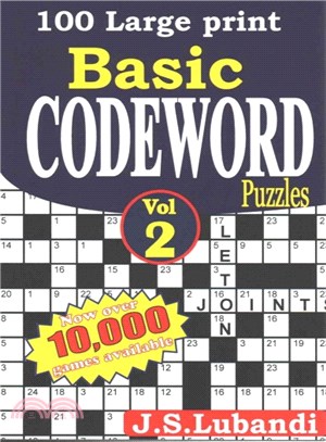 100 Large Print Basic Codeword Puzzles