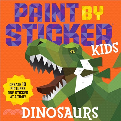 Paint by Sticker Kids: Dinsaurs (貼紙書)