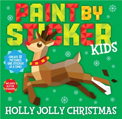 Paint by Sticker Kids: Holly Jolly Christmas (貼紙書)