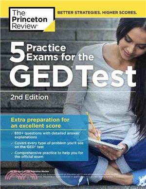 The Princeton Review 5 Practice Exams for the GED Test ─ Extra Preparation for an Excellent Score