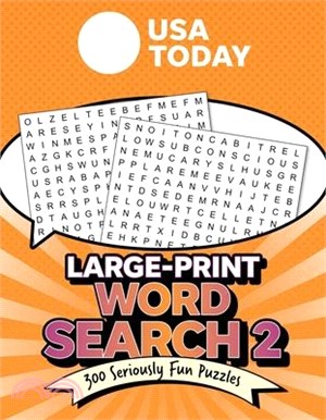 USA Today Large-Print Word Search 2: 300 Seriously Fun Puzzles