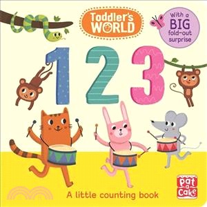 Toddler's World: 123 (A little counting board book with a fold-out surprise)