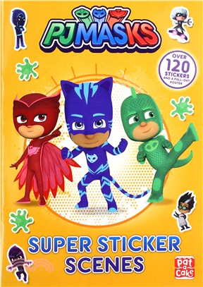 PJ Masks: Super Sticker Scene Book