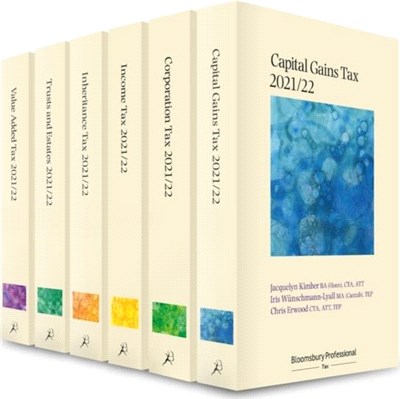 Bloomsbury Professional Tax Annuals 2021/22: Full Set