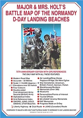 Major & Mrs Holt's Battle Map of The Normandy D-Day Landing Beaches (Map)