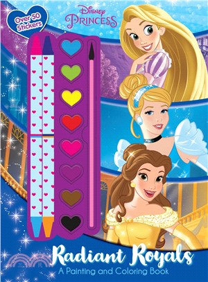 Disney Princess Radiant Royals ─ A Painting and Coloring Book