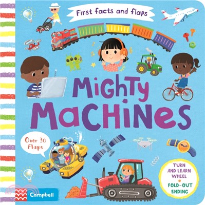 First Facts and Flaps: Mighty Machines (硬頁翻翻書)
