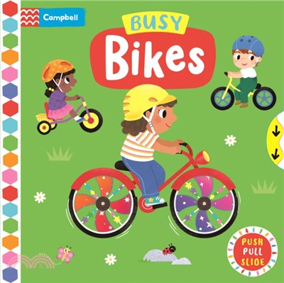 Busy Bikes (硬頁推拉書)(附音檔QRcode)