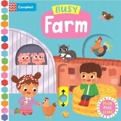Busy Farm (硬頁推拉書)(附音檔QRcode)
