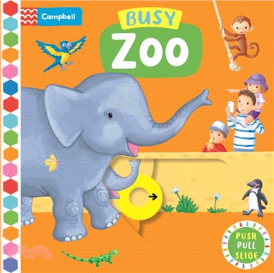 Busy Zoo (硬頁推拉書)(附音檔QRcode)