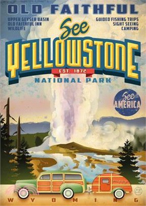 See America Yellowstone Lined Notebook: Plastic Free Packaging