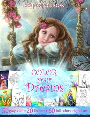 Color You Dreams .Adult Coloring Book.: Gift for Friends